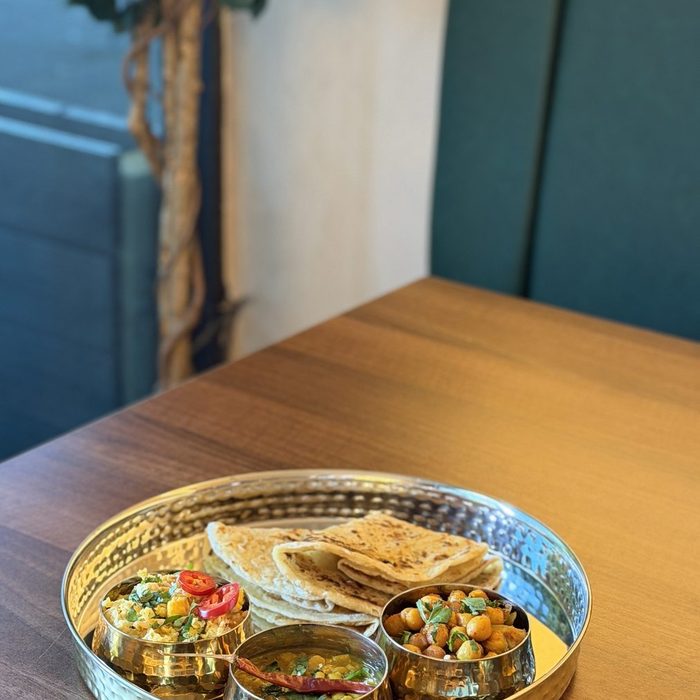 Desi Breakfast Thali at Chaya Cafe